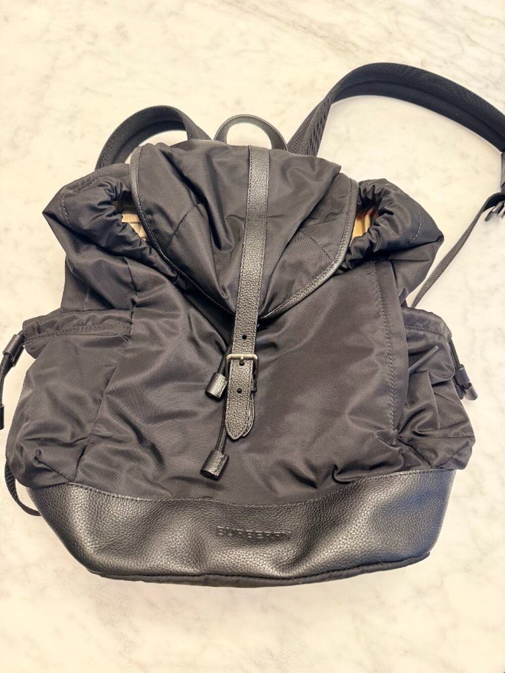 Burberry Watson Black Diaper Bag/backpack